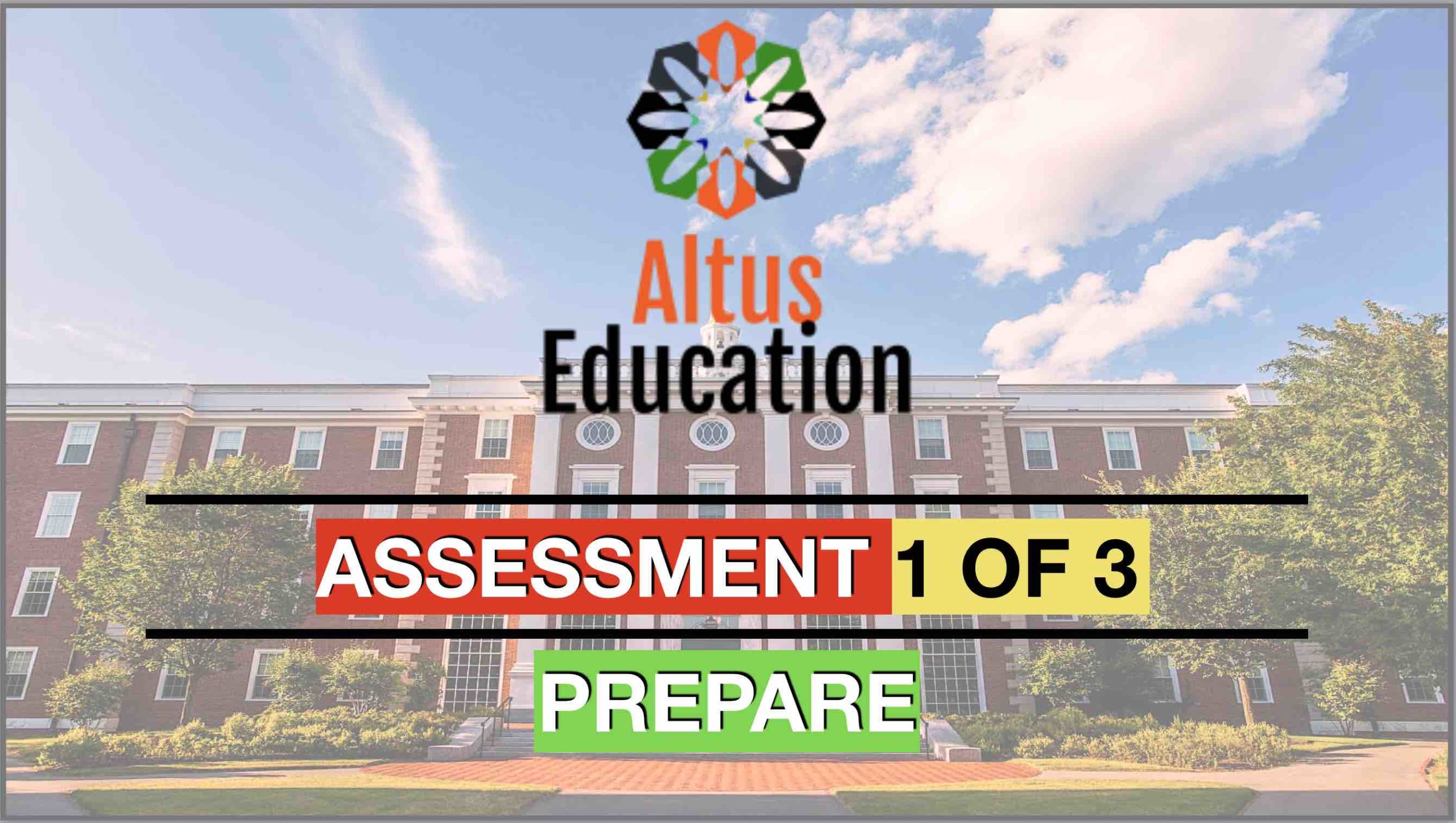 Assessment - 1 - Prepare